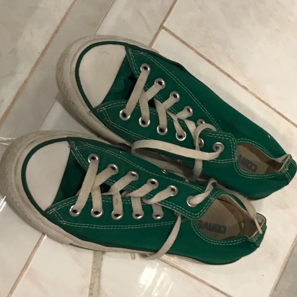 Green Converse Sneakers